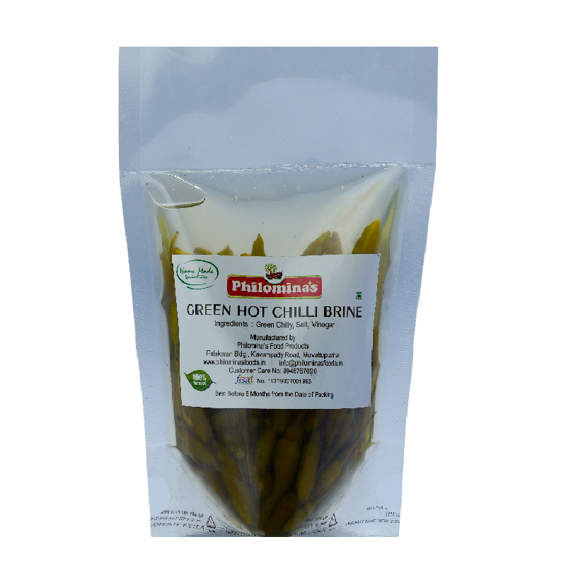 Green Hot Chilli Brine - 150gm