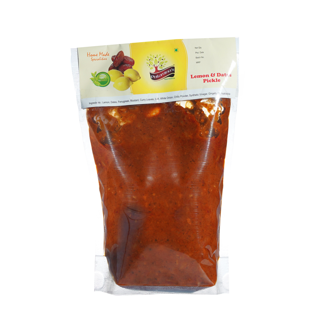 Lemon and Dates Pickle Pouch - 500gm